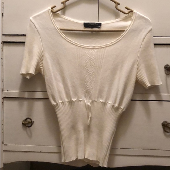 MaxMara Sweaters - White MaxMara t-shirt sweater